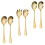 Buffet Serving Utensils Stainless Steel Spoons Slotted Sporks Solid for Dinner Crowds 6Pcs 2