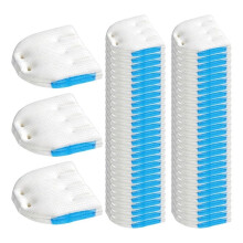 32 Stück Spülbare Toilettenbürsten-Ersatzpads, Einweg-Toilettenreiniger mit Geruchskontrolle, Kompatibel mit Den Meisten Toilettenstabsystemen