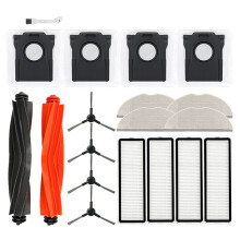Accessoires pour Aspirateur pour pour Mova S20 Ultra: Rouleau Principal, Brosse Latérale, Filtre HEPA, Chiffon de Nettoyage, Sac à Poussière