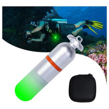 Bright Dive Signal Light, Submersible Beacon with Constant and Flashing Modes, Helps with Underwater Positioning(Green)