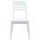VidaXL vidaXL Dining Chairs 2 pcs White 43 x 54 x 89 cm Solid Rubber Wood 5