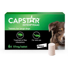 Capstar Flea Tablets, Fast Acting Flea Treatment For Medium To Large Dogs (11.5k
