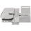 10mm Flat Car Zipper Puller Stainless Steel Width Adjustable  Binding and Sewing Sewing Machine Accessories 1