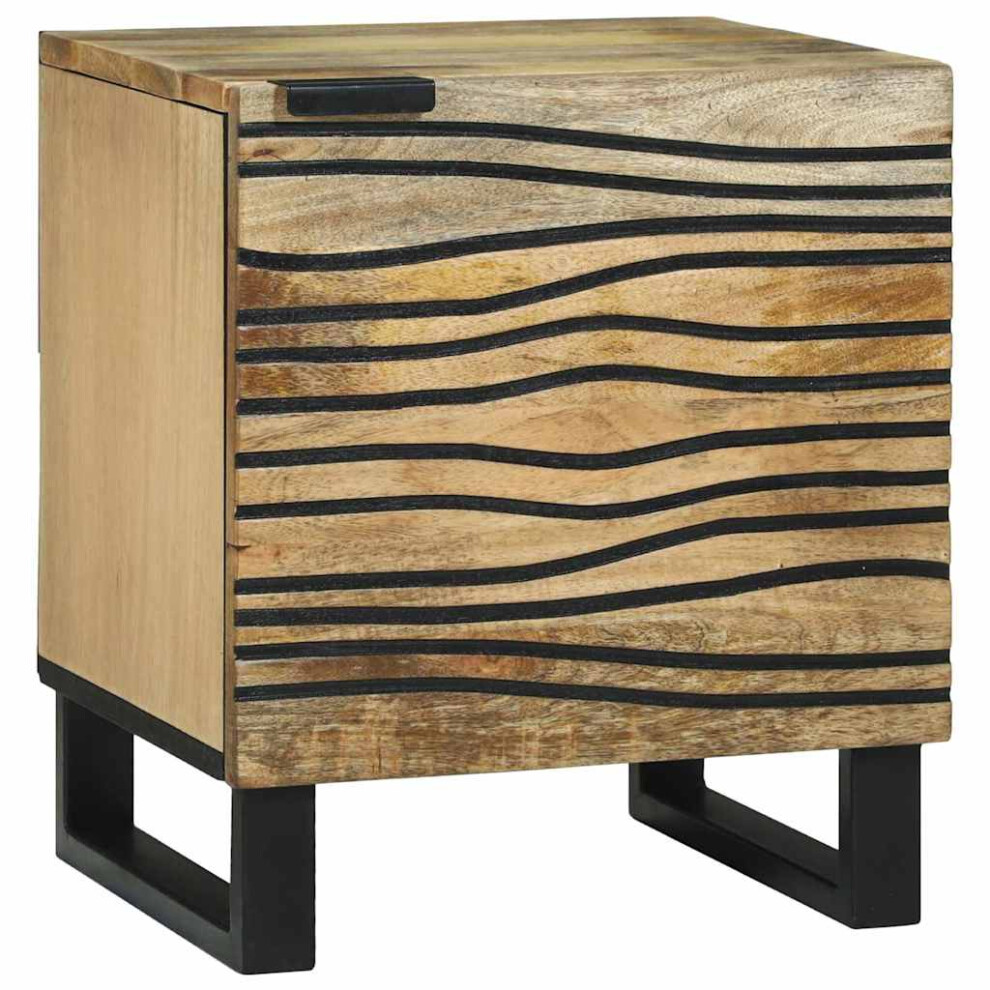 Vidaxl Bedside Cabinet Natural 40 X 33 X 46 Cm Engineered Wood