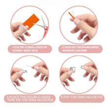 Größenversteller für Lockere Ringe, Passend für Verschiedene Ringweiten, Lösung Zur Anpassung für Damen und Herren.