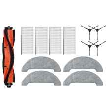 Kompatibel mit für IMOU RV1 Pro, RV1 Pro Max Ersatzteile Zubehör Hauptseitenbürste HEPA-Filter Wischmopp (13-Teilig)