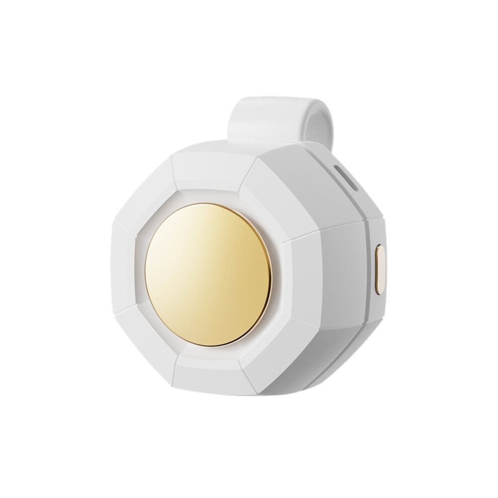 Portable Silent Bladeless Fan Clip Small Fan Clip For Shirt & Waist 3-Speed Suspended Whirlwind Cooler Fans A 4714239707468