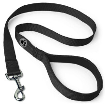 iGadgitz Home U7156 Padded Handle Dog Lead Leash - Black - 180cm (1.8m) 6ft