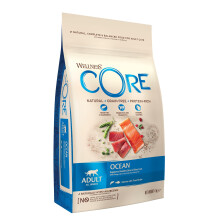 Wellness CORE Ocean 4 kg, Salmon & Tuna – Dry Cat Food for Adult Cats, Grain-Free, Natural, Hypoallergenic, Protein-Rich, High Fish Content