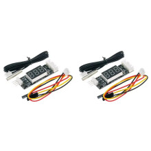 2X DC12V 3A 4 Fios PWM Controle de Temperatura Do Ventilador Regulador de Velocidade Controlador de Velocidade Do Ventilador Módulo de Exibição