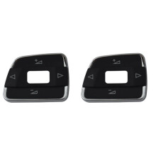 2X Auto-Multifunktions-Lenkradschalterkappe, Lautstärkereglerknopf-Abdeckungsverkleidung für B7 2011-2015 56D959538A L