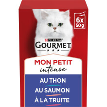 GOURMET | MON PETIT INTENSE | Adult Cat | Sliced in Sauce | Fish Selection: Salm