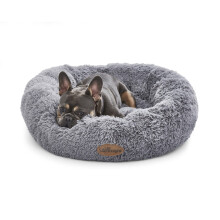 Silentnight Donut Calming Dog Bed – Calming Dog Cat Pet Bed Anxiety Relief Soft