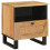 VidaXL vidaXL Bedside Cabinet Natural 40 x 33 x 46 cm Solid Mango Wood 1