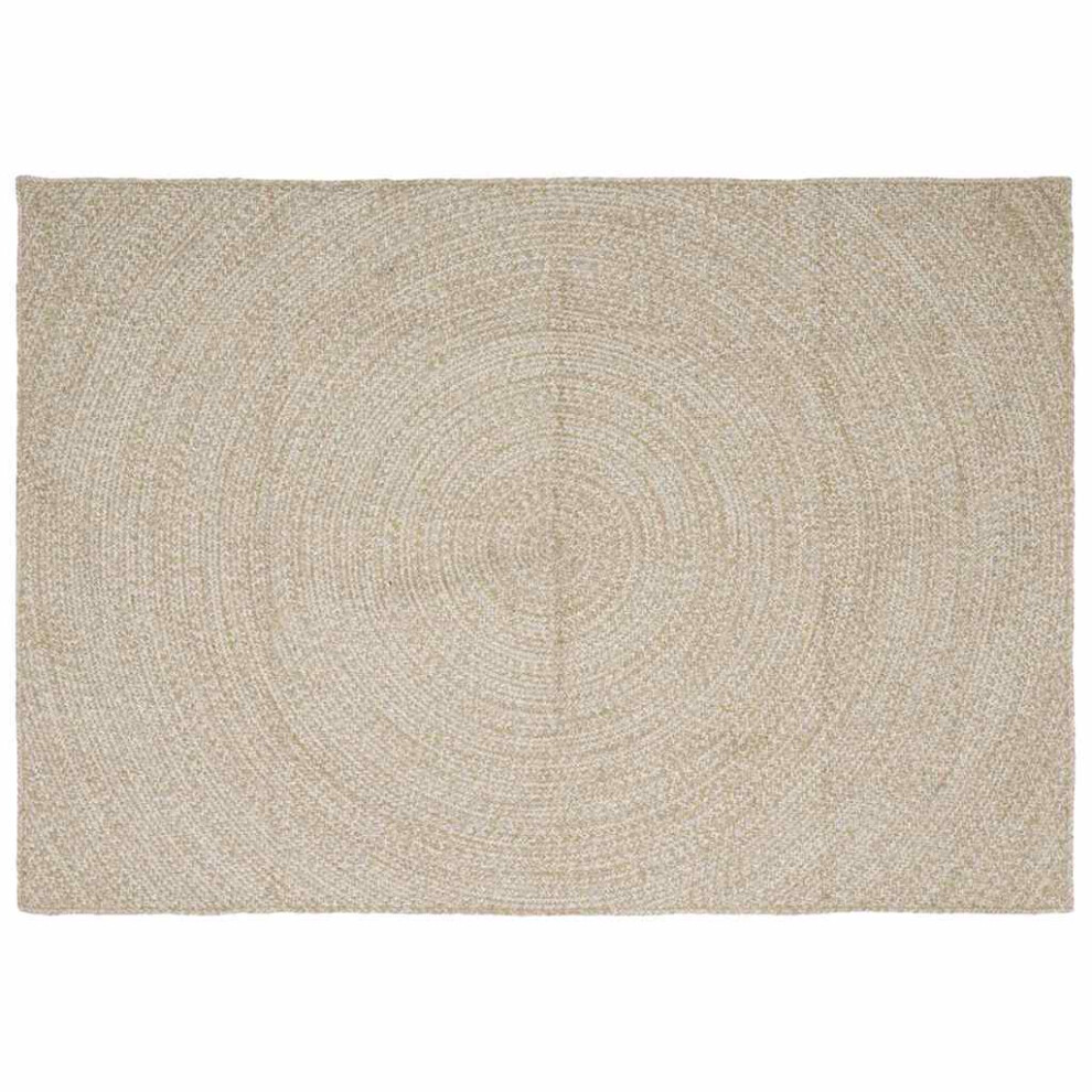 Vidaxl Area Rugs Natural And White 240 X 340 Cm Jute