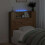 VidaXL vidaXL Storage Headboard with LED Artisan Oak Engineered Wood 3