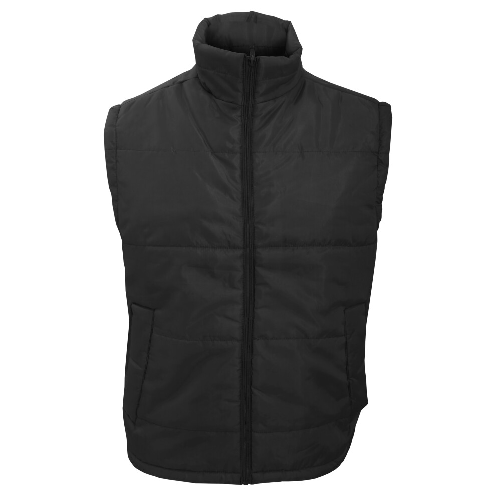 Result (2Xl, Black) Mens Core Bodywarmer Water Repellent Windproof Jacket