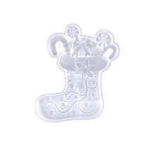 Santa Claus Bell Resin Mold Christmas Stereo Silicone Molds Epoxy Casting Mould for Wall Hanging Mount Decor DIY Crafts New Arrival