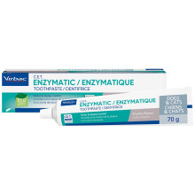 Virbac CET Enzymatic Toothpaste | Control Oral Bacteria, Reduce Plaque & Bad Breath | Dental Care Toothpaste for Cats & Dogs | Poultry Flavo