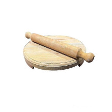 2025 Wooden Roti Rolling Board with Rolling Pin Large size / Capati Maker / Roti Maker / Puri Maker / Wooden Balen Chakla Set/wooden chapati board wit