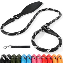 Kdsvakd Slip Lead for Dogs, No Pull Slip Collar Training Leash with Comfortable Padded Handle and Collar Attachment, Reflective Strong Puppy Rope Lea