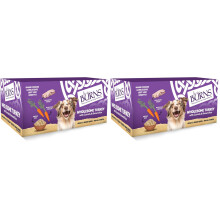 Burns Pet Nutrition Natural Wet Dog Food For Adult and Senior Dogs – 12 x 150 g Variety Box (Turkey only) (Pack of 2)