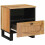VidaXL vidaXL Bedside Cabinet Natural 40 x 33 x 46 cm Solid Mango Wood 2