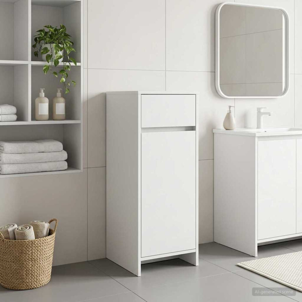 Vidaxl Bathroom Cabinet 35 X 36.5 X 85 Cm Engineered Wood White