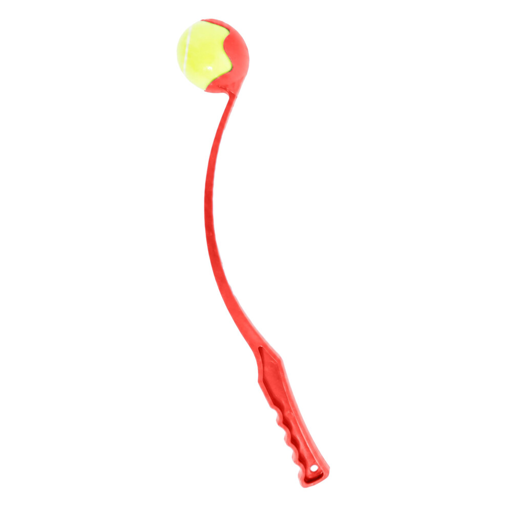 Ithinkhome Dog Ball Launcher Tennis Ball Thrower Durable Hands Free Pick Up For Pet Exercise Chase Fetch Game Ball Included 50Cm
