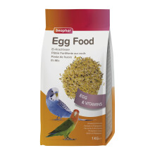 Beaphar - Egg Food for Parakeets & Parrots - Daily Complementary Feed - High Protein To Support Growth & Development – Provides Additional Support D