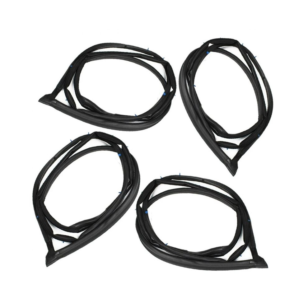 Car Door Rubber Seal Weatherstrip Front & Rear For Land Fj80 67861-60071, 67862-60071, 67871-60041 6032289131155