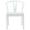 VidaXL vidaXL Dining Chair 2 pcs White and White Solid Rubber Wood 5