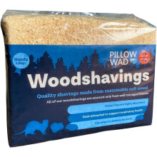 1.5kg Pillow Wad Wood Shavings Pack 1 Kiln Dried | Dust Extracted Small Animal Bedding Premium Quality | Soft & Absorbent Pet Bedding for Rabbits, Gu