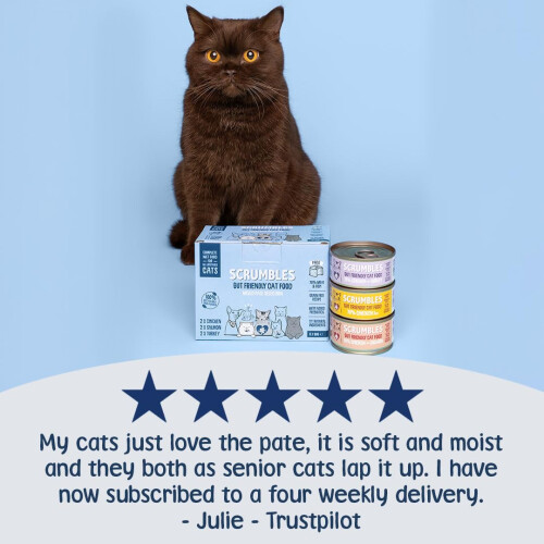 Scrumbles Scrumbles Wet Cat Pate Classic Selection 6 x 80g 1