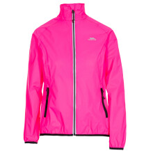 (XS, Hi Visibility Pink) Trespass Womens/Ladies Beaming Packaway Hi-Vis Jacket