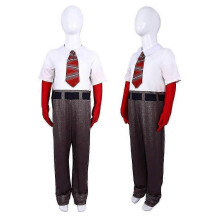 (100, Anger) Inside Out 2 Cosplay Costume Party Fancy Dress Set Jumpsuit Bodysuit for Men Women!zz42