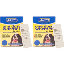 Johnson's Vet Easy One Dose Wormer, Size 2 (Pack of 2)