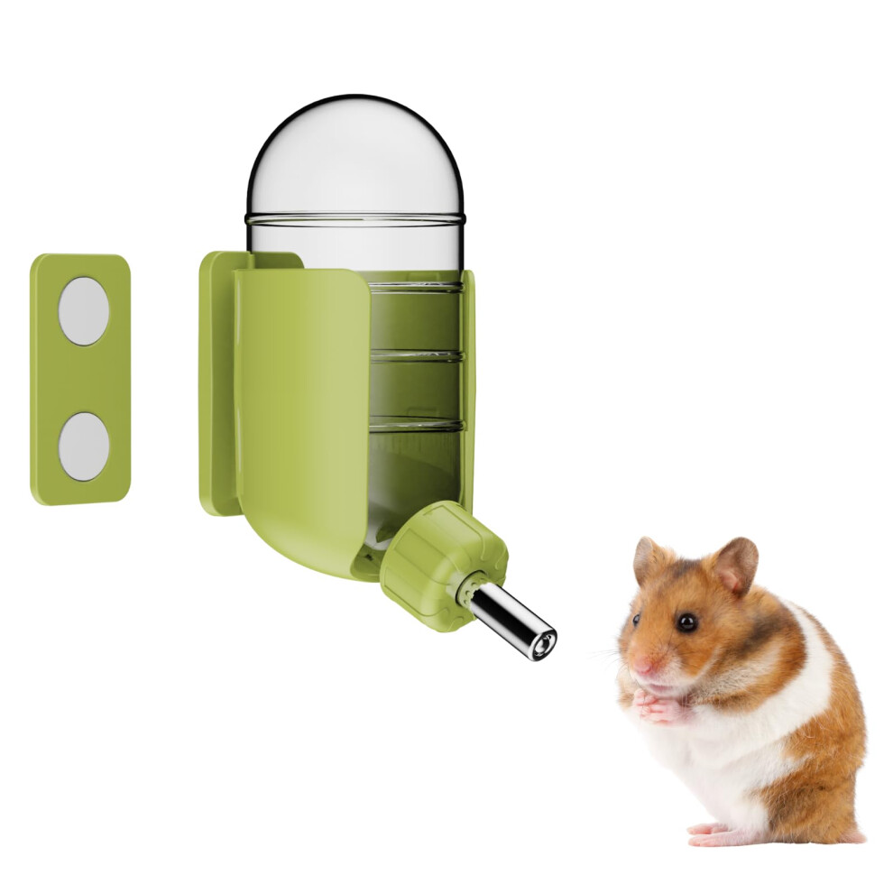 Tokayife Hamster Water Bottle With Magnetic Holder, Freestanding Water Bottle For Glass Tanks, Suitable For Syrian Dwarf Hamsters Gerbils Mice Rats D