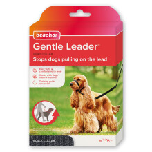 Beaphar - Gentle Leader Head Collar for Medium Dogs - Training Aid - Stops Pulling On The Lead – Immediate Effect - Adjustable Comfortable F