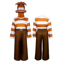 (190, Anxiety) Inside Out 2 Cosplay Costume Party Fancy Dress Set Jumpsuit Bodysuit for Men Women!zz42