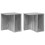 VidaXL vidaXL End Table 2 pcs Grey Sonoma 37 x 32 x 40 cm Engineered Wood 2