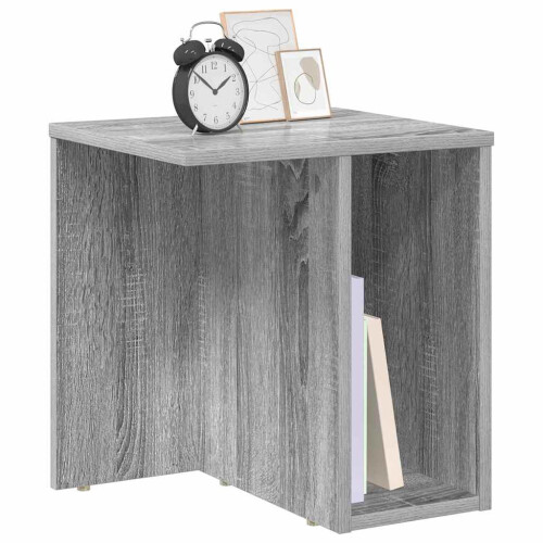 VidaXL vidaXL End Table 2 pcs Grey Sonoma 37 x 32 x 40 cm Engineered Wood 2