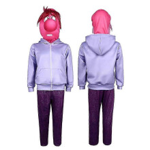 (150, Embarrassment) Inside Out 2 Cosplay Costume Party Fancy Dress Set Jumpsuit Bodysuit for Men Women!zz42