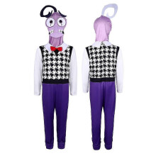 (170, Fear) Inside Out 2 Cosplay Costume Party Fancy Dress Set Jumpsuit Bodysuit for Men Women!zz42