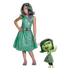 (120, Disgust) Inside Out 2 Cosplay Costume Party Fancy Dress Set Jumpsuit Bodysuit for Men Women!zz42