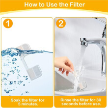 16+16 Ersatzfilter und -Schwämme für Den FEELNEEDY 108oz/3,2L Katzenbrunnen (FN-W17)