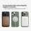 (Grey) iPhone 15 Pro MagSafe Case with Liquid Silicone Material and Popover Induction Technology 5