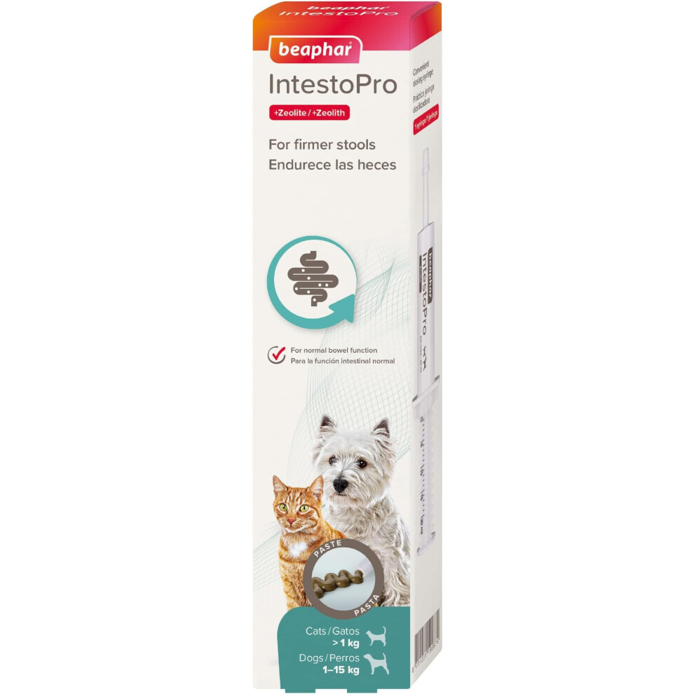 Photos - Other for Dogs Beaphar | IntestoPro Prebiotic Paste for Cats & Small Dogs  | Aids Digestive Care & Diarrhoea Issues | Firms Faeces (1-15kg)