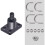 Bicycle Trailer Connector, Universal Replacement Towing Connector for Bicycles, Baby Strollers, and Cargo Trailers, 1Kit 3