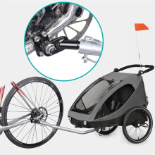 Fahrradanhängerkupplung, Universelle Ersatzkupplung für Fahrräder, Kinderwagen und Lastenanhänger, 1 Set